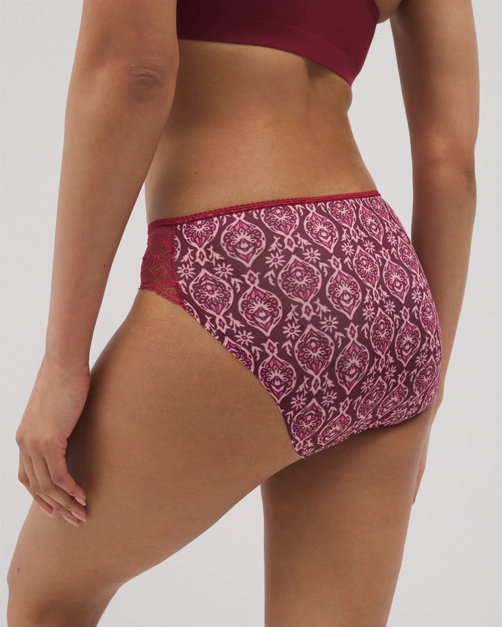 Edge Hipster Panty with Lace - PLENTIFUL PIECES KISS | Soma Online