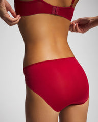 Hipster Panty with Sensuous Lace - RED VELVET TONAL W/ LUREX | Soma for sale