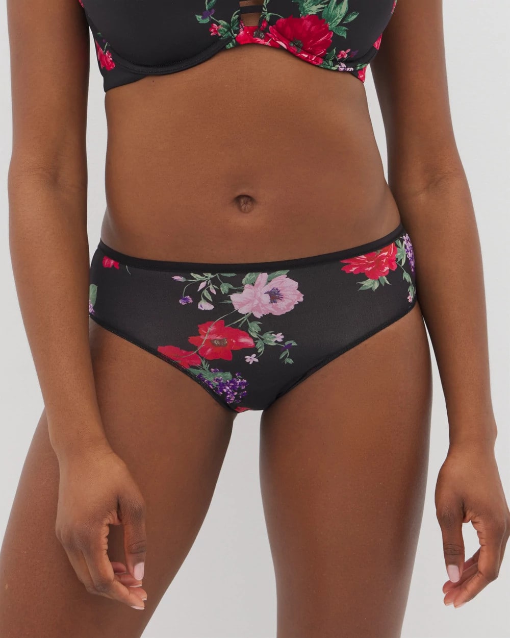 Cheeky Hipster Panty - RHAPSODY FLORA MINI BLACK | Soma discount