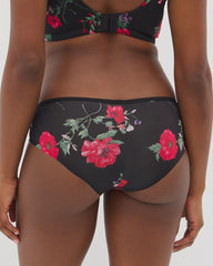 Cheeky Hipster Panty - RHAPSODY FLORA MINI BLACK | Soma discount