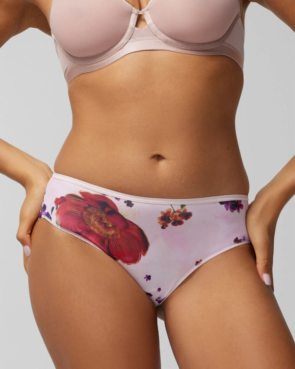 Cheeky Hipster Panty - DRAMA BLOOMS MINI PINK | Soma outlet