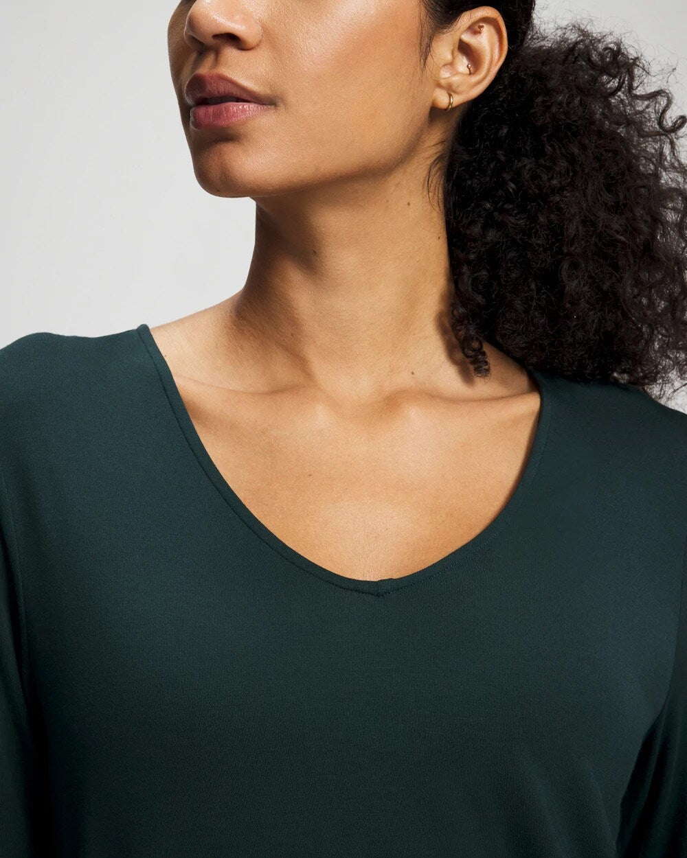 Classic Long Sleeve Pajama Top - GREEN JOLIE | Soma discount