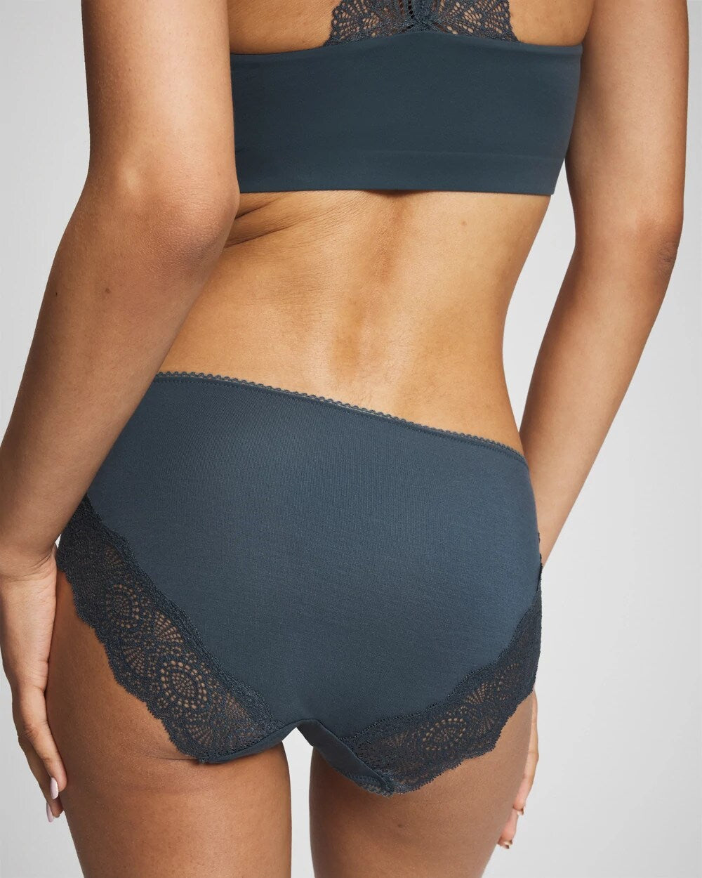 Embraceable Hipster Panty Crochet Lace - PETROL | Soma discount