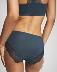 Embraceable Hipster Panty Crochet Lace - PETROL | Soma discount