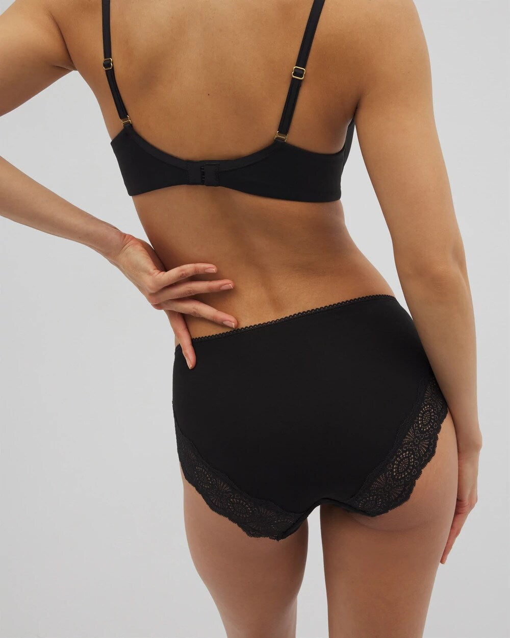 Embraceable Hipster Panty Crochet Lace - BLACK | Soma sale