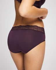 Embraceable Hipster Panty with Crochet Lace Waist - PLUM PERFECT | Soma near me