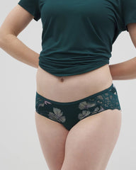 Hipster Panty with Enchanting Lace - HAVEN BOTANICAL M DK SEA | Soma outlet