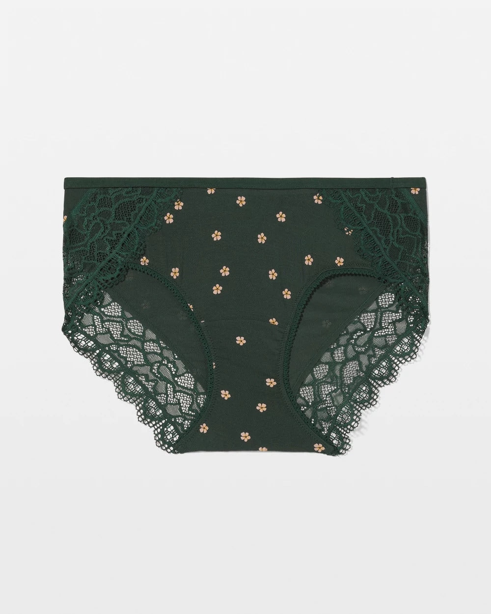 Hipster Panty with Enchanting Lace - PLUMERIA DOT LUSH EMERALD | Soma Online