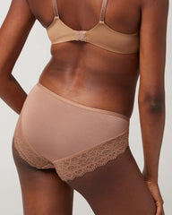 Hipster Panty with Enchanting Lace - WARM SIENNA | Soma discount