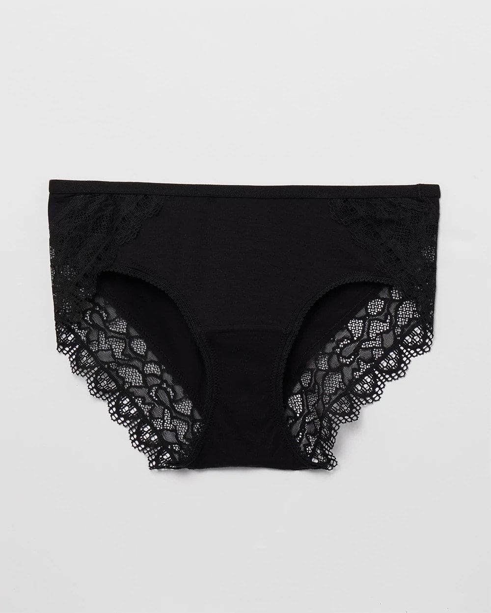 Hipster Panty with Enchanting Lace - BLACK | Soma discount