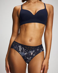 Lace Hipster - BOTANICAL TILE NAVY M | Soma sale
