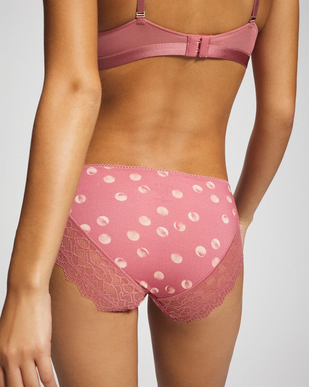 Lace Hipster - WATER SPOTS ANTIQUE PINK | Soma Online