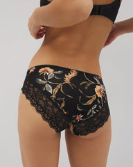 Lace Hipster - JAIPUR FLORAL BLACK | Soma on sale