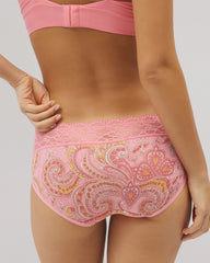 Hipster Panty with Enchanting Lace - SHOW OFF PAISLEY M GUAVA | Soma for sale