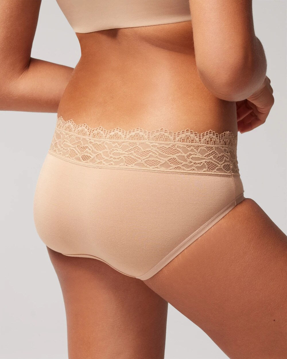 Hipster Panty with Enchanting Lace - WARM AMBER | Soma discount