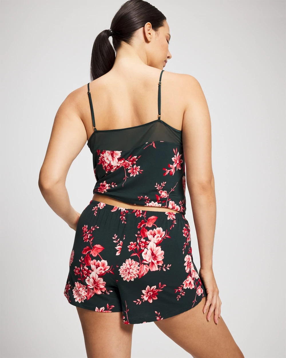 Pajama Short - COTTAGE FLORAL GREEN | Soma discount