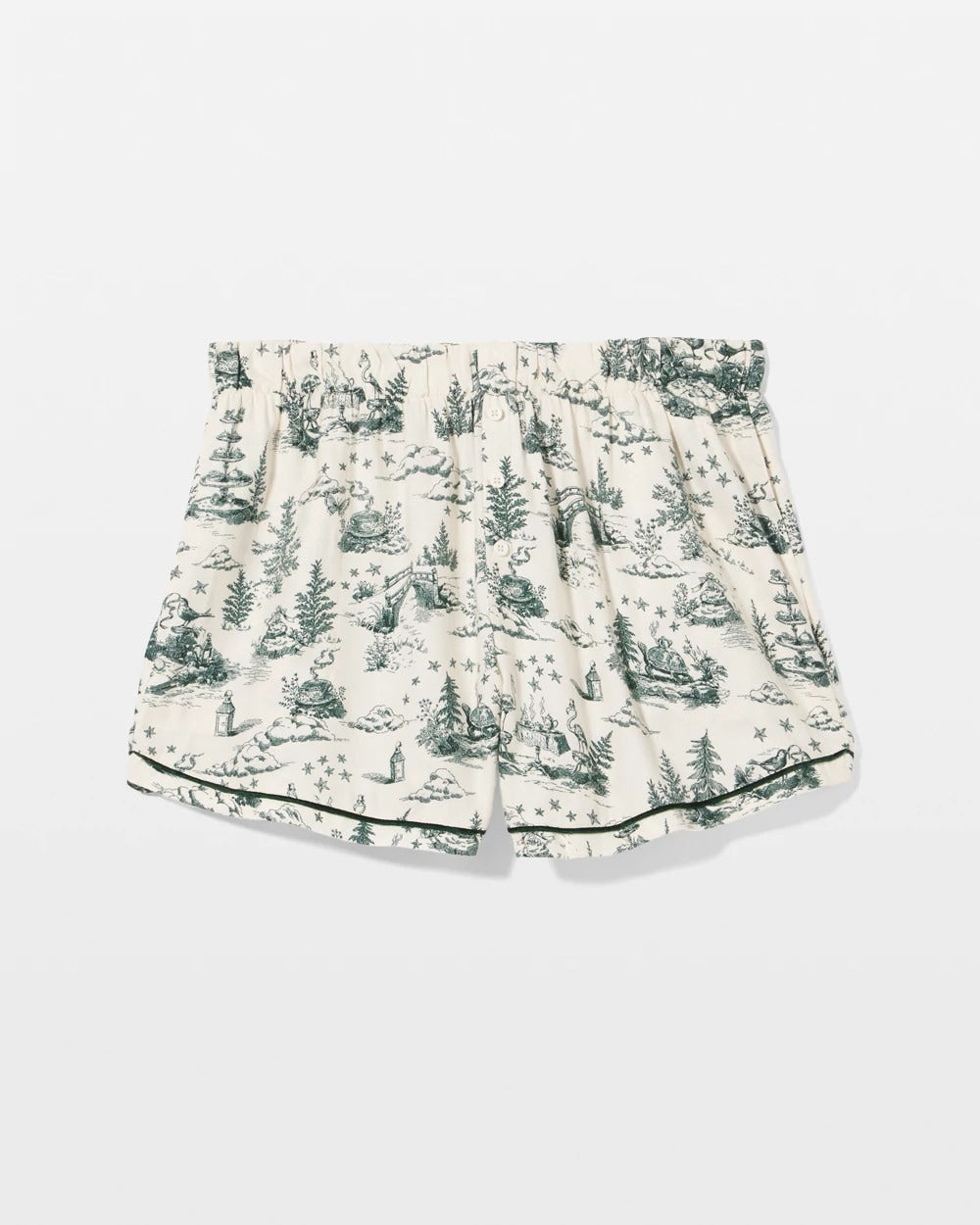 Piped Boxer Pajama Short - ENCHANTED TOILE GREEN | Soma discount