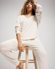 Cozy Waffle Banded Pajama Bottom - CHAMPAGNE DREAMS | Soma sale