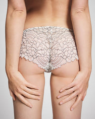Corded Lace Cheeky Hipster Panty - IVORY/BLACK CD | Soma for sale