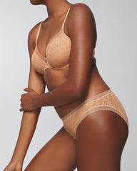 Soma Hipster Panty with Stretch Lace - CREME BRULEE | Soma sale