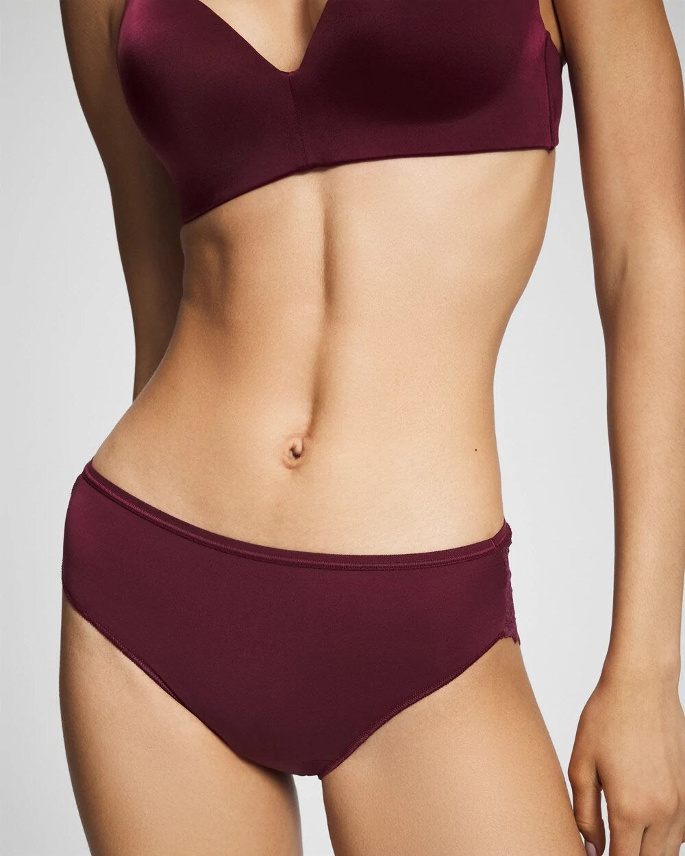 Lace Back Hipster Panty - VELVET PLUM | Soma discount