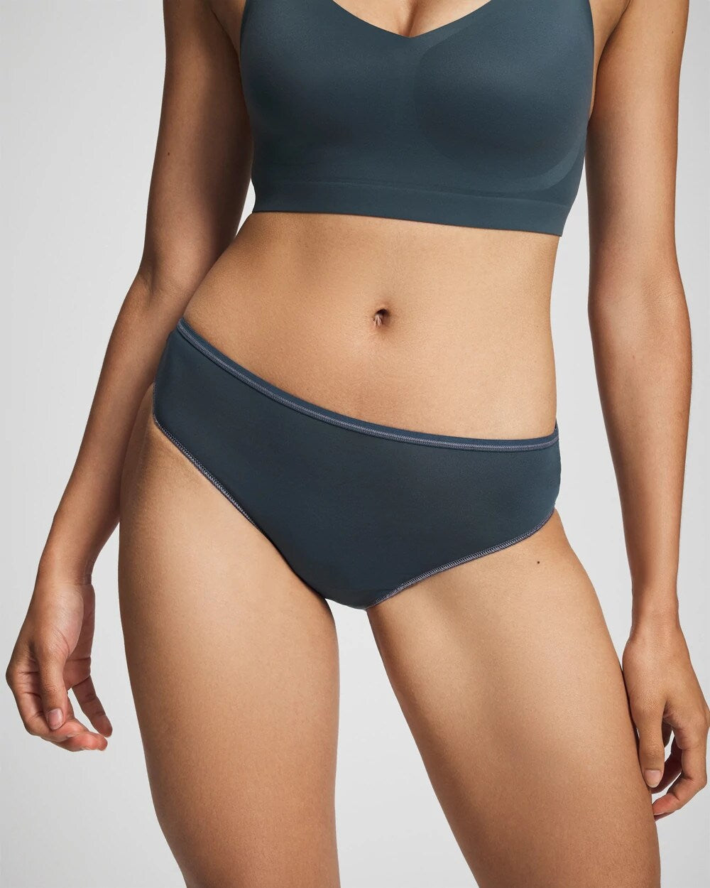 Lace Back Hipster Panty - PETROL | Soma outlet