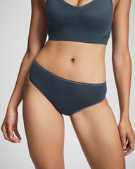 Lace Back Hipster Panty - PETROL | Soma outlet