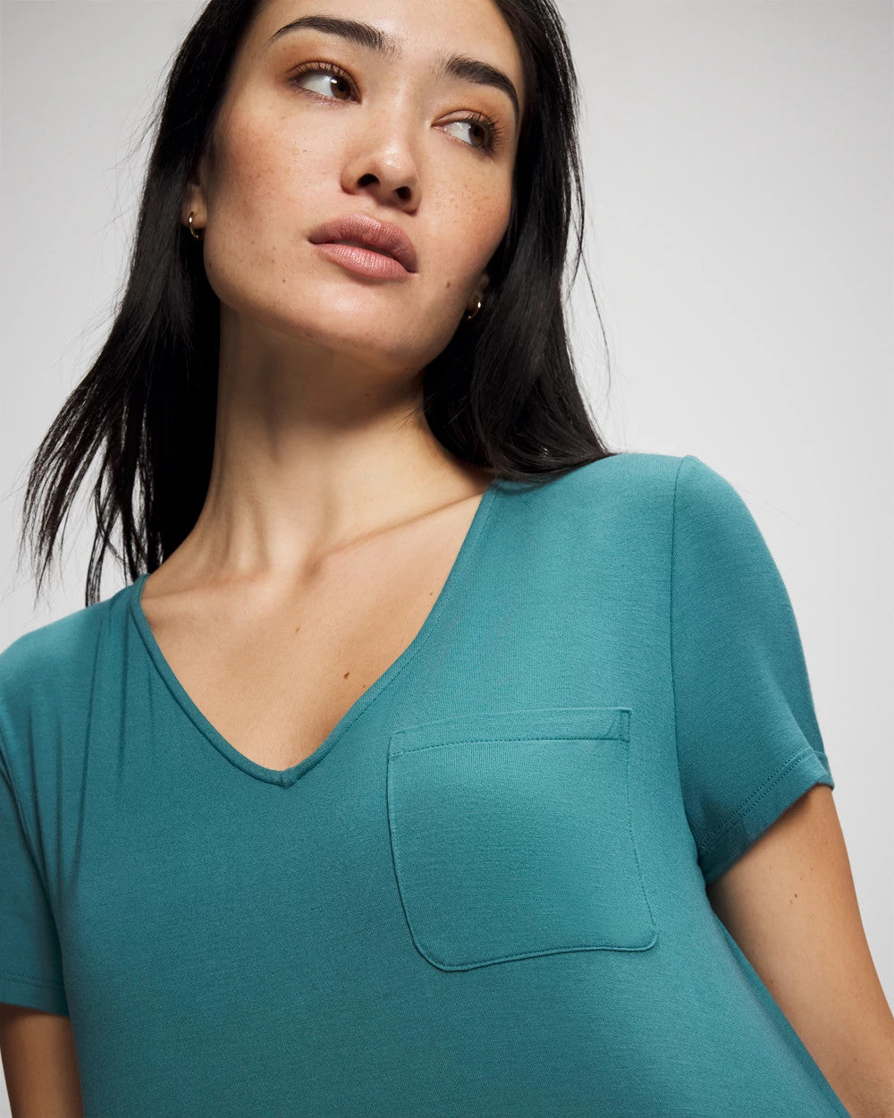 Short-Sleeve Sleepshirt - CERULEAN TEAL | Soma on sale