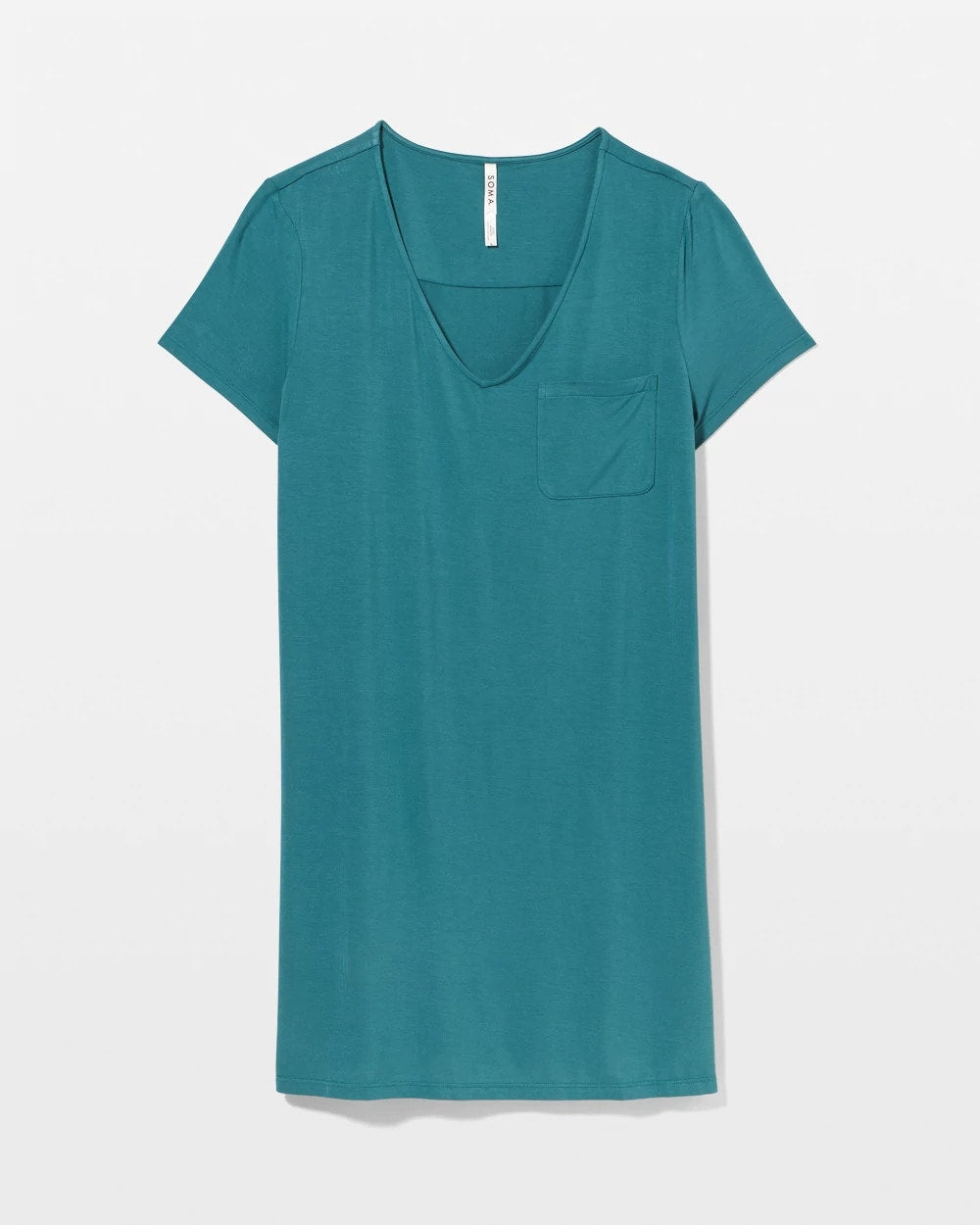Short-Sleeve Sleepshirt - CERULEAN TEAL | Soma on sale