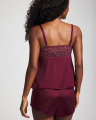 Lace Pajama Cami - VELVET PLUM | Soma on sale
