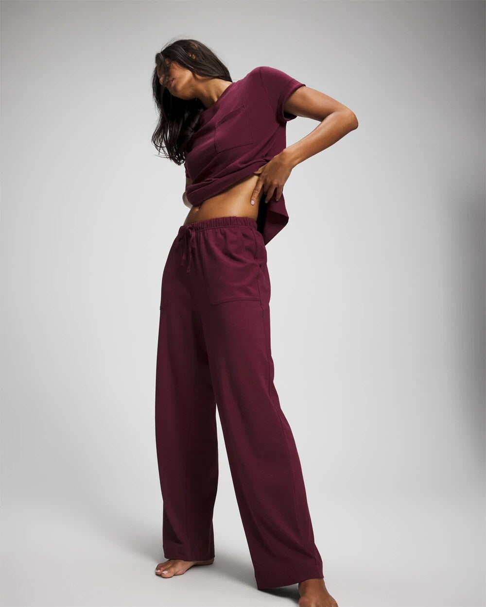 Pajama Pants - VELVET PLUM | Soma discount