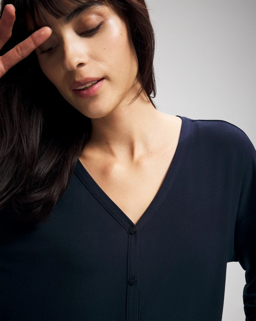Button-Up Pajama Top - NIGHTFALL NAVY | Soma outlet
