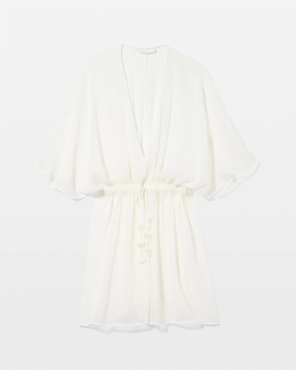 Soma's Sexiest Crinkle Chiffon Tie Robe - IVORY | Soma on sale