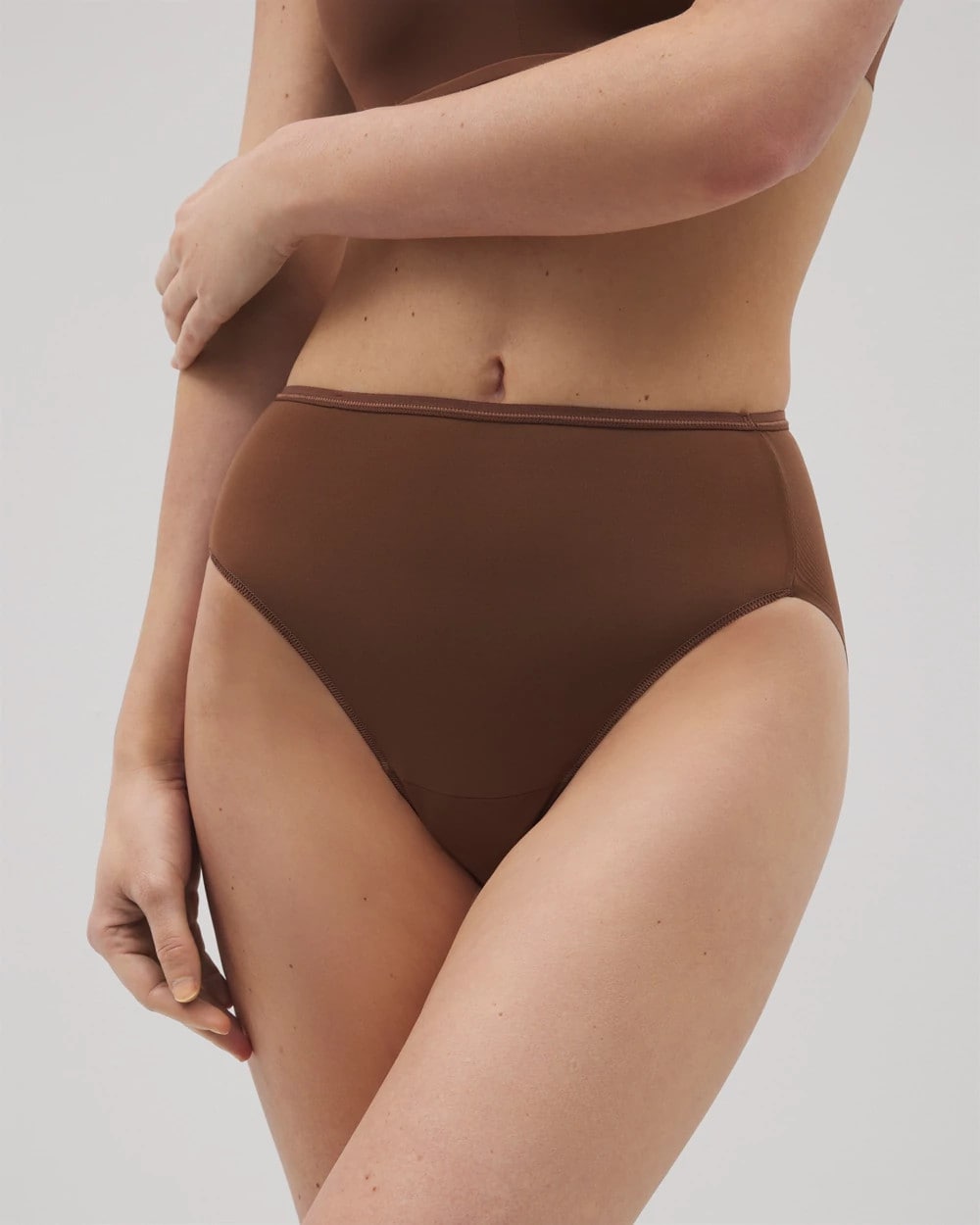 Edge High-Leg Panty - CINNAMON LATTE | Soma on sale