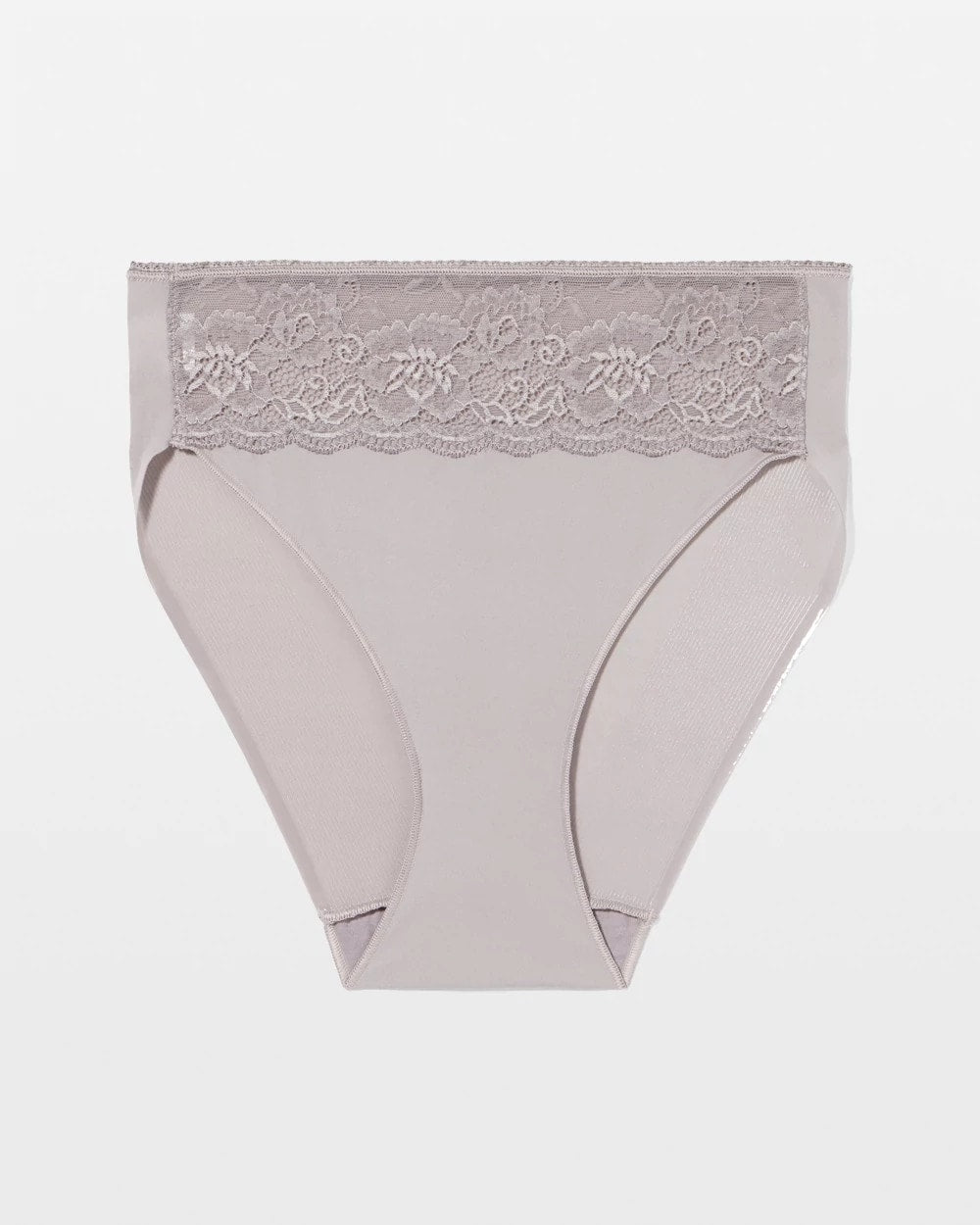 Edge High-Leg Panty with Lace - MINERAL GRAY | Soma Online