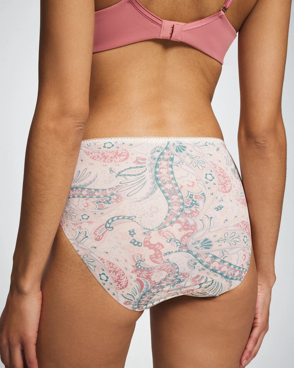Edge High-Leg Panty with Lace - REGAL PAISLEY CHAMP MINI | Soma sale