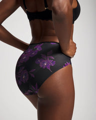 Edge High-Leg Panty with Lace - GILDED BLOOMS MAGENTA M | Soma near me