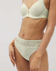 Edge High-Leg Panty with Lace - ALOE WASH | Soma sale