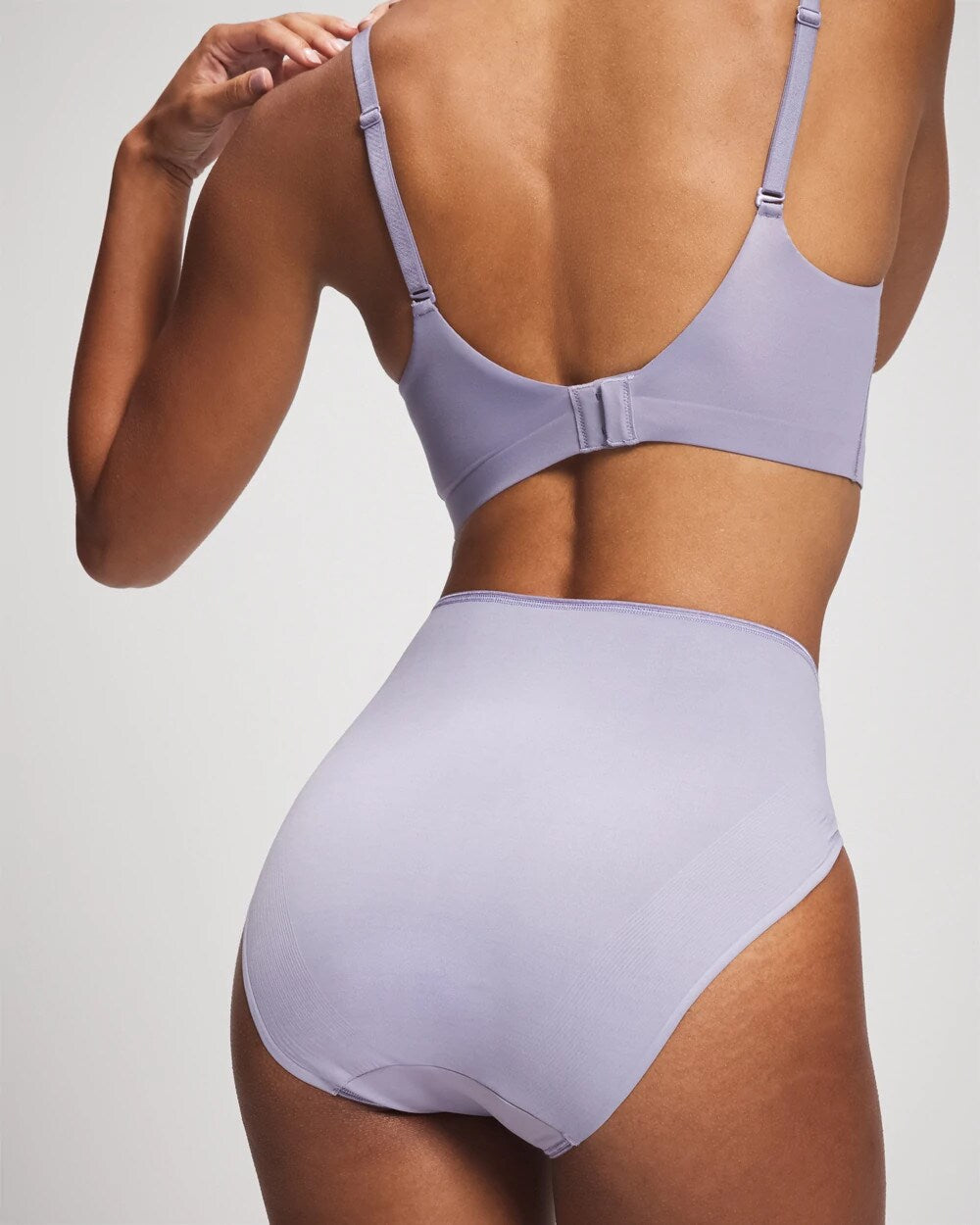 Tummy High-Leg Brief Panty with Lace - LAVENDER CLOUD | Soma for sale