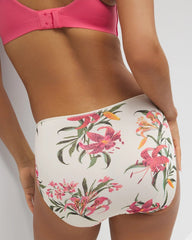 Tummy High-Leg Brief Panty with Lace - LE TIGRE FLORA MINI CH | Soma discount