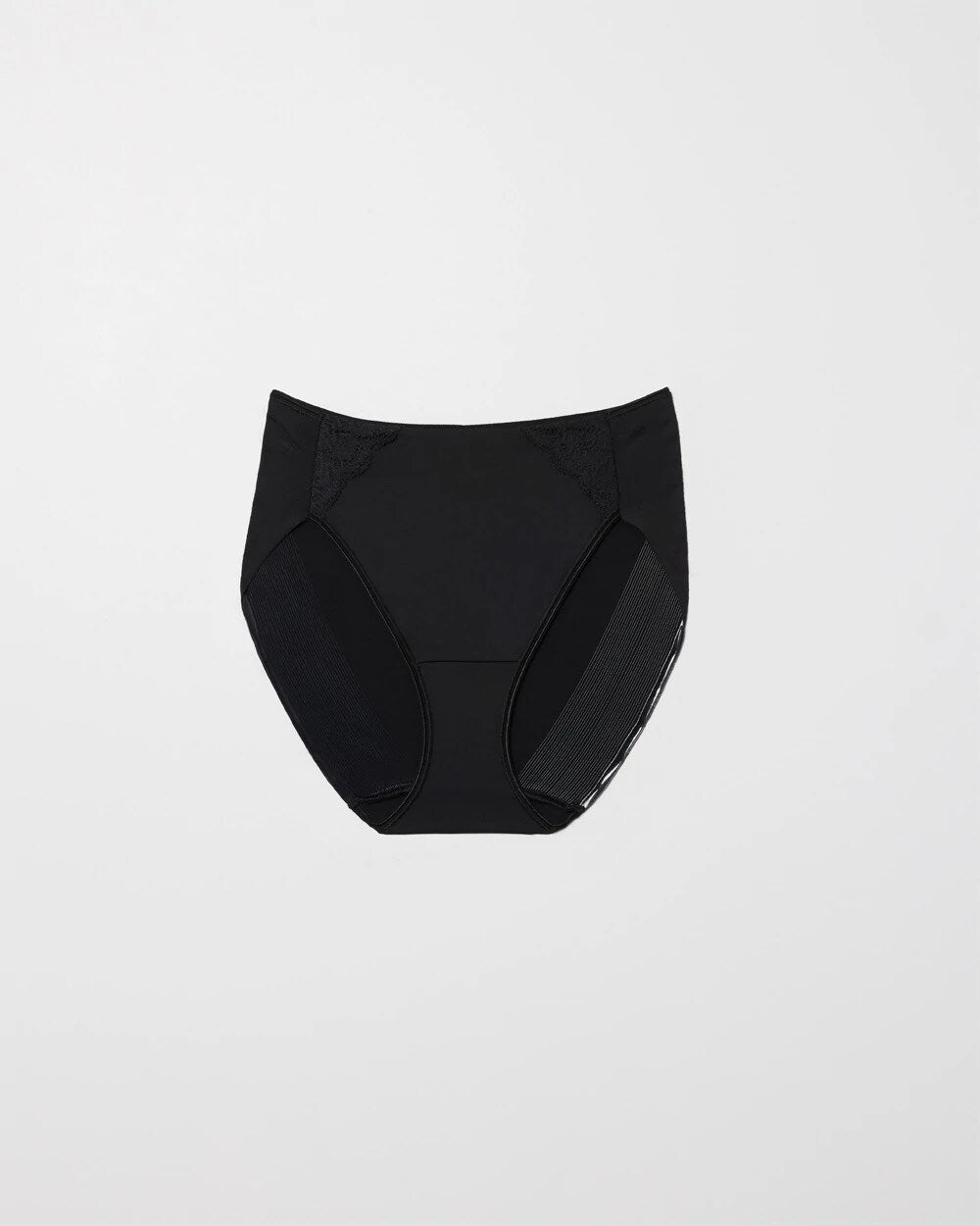 High-Leg Brief Panty with Lace - BLACK | Soma near me