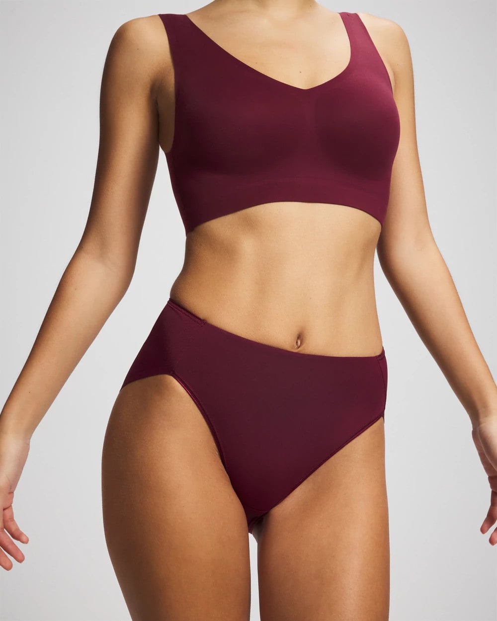 High-Leg Brief Panty - VELVET PLUM | Soma sale