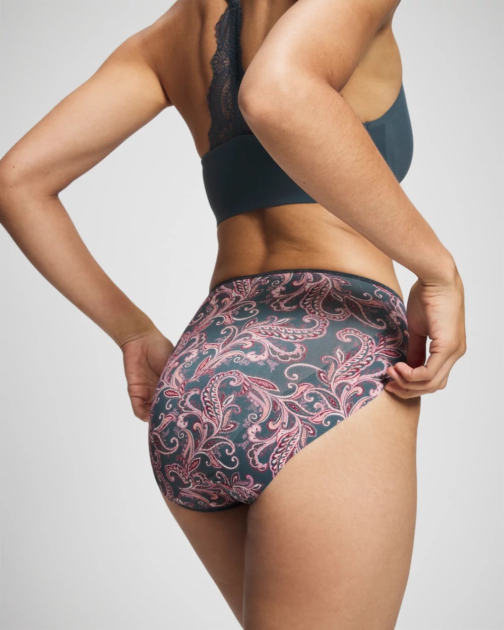 High-Leg Brief Panty - IMPERIAL PAISLEY M PET | Soma Online