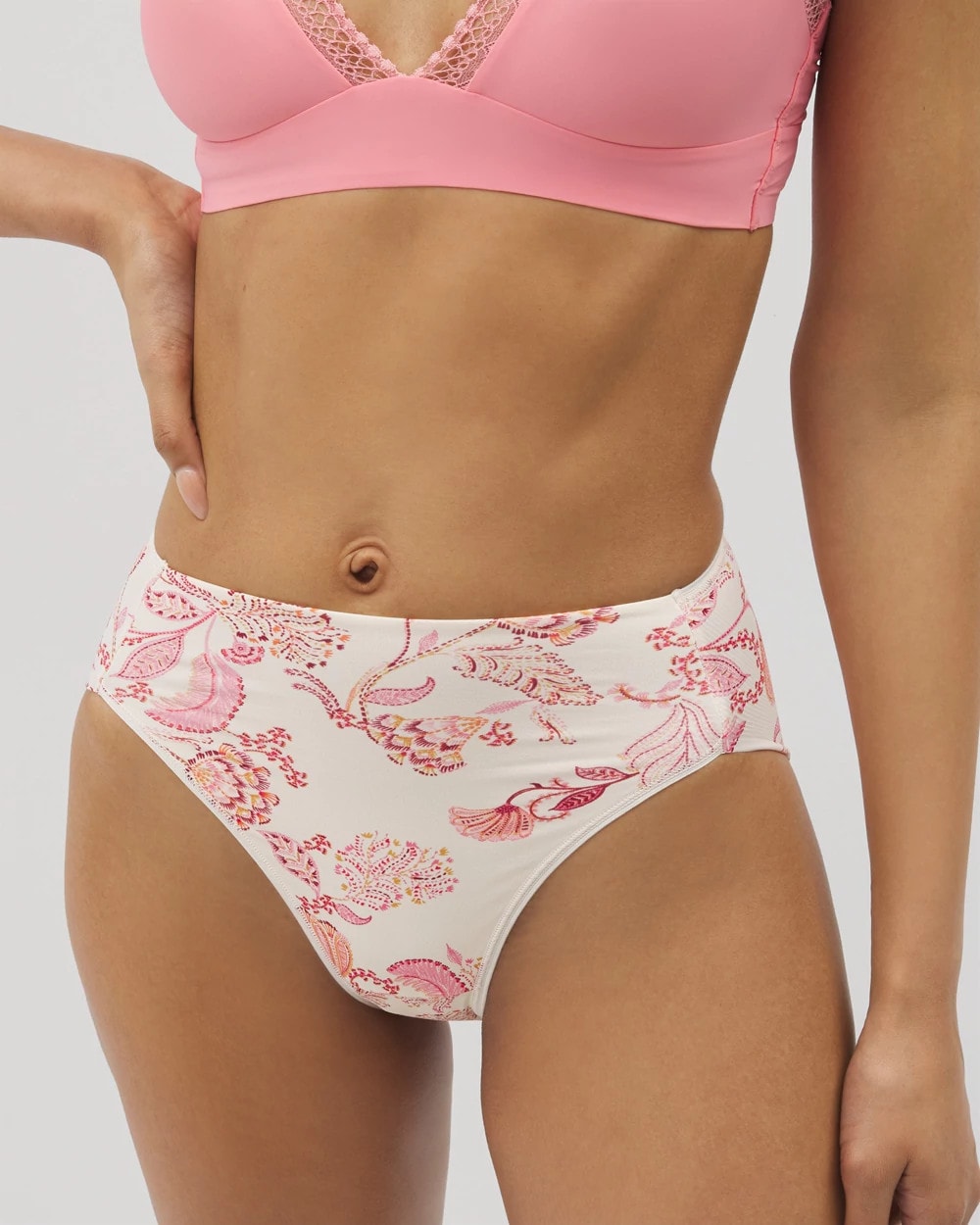 High-Leg Brief Panty - STITCH PAISLEY M CHAMP | Soma discount