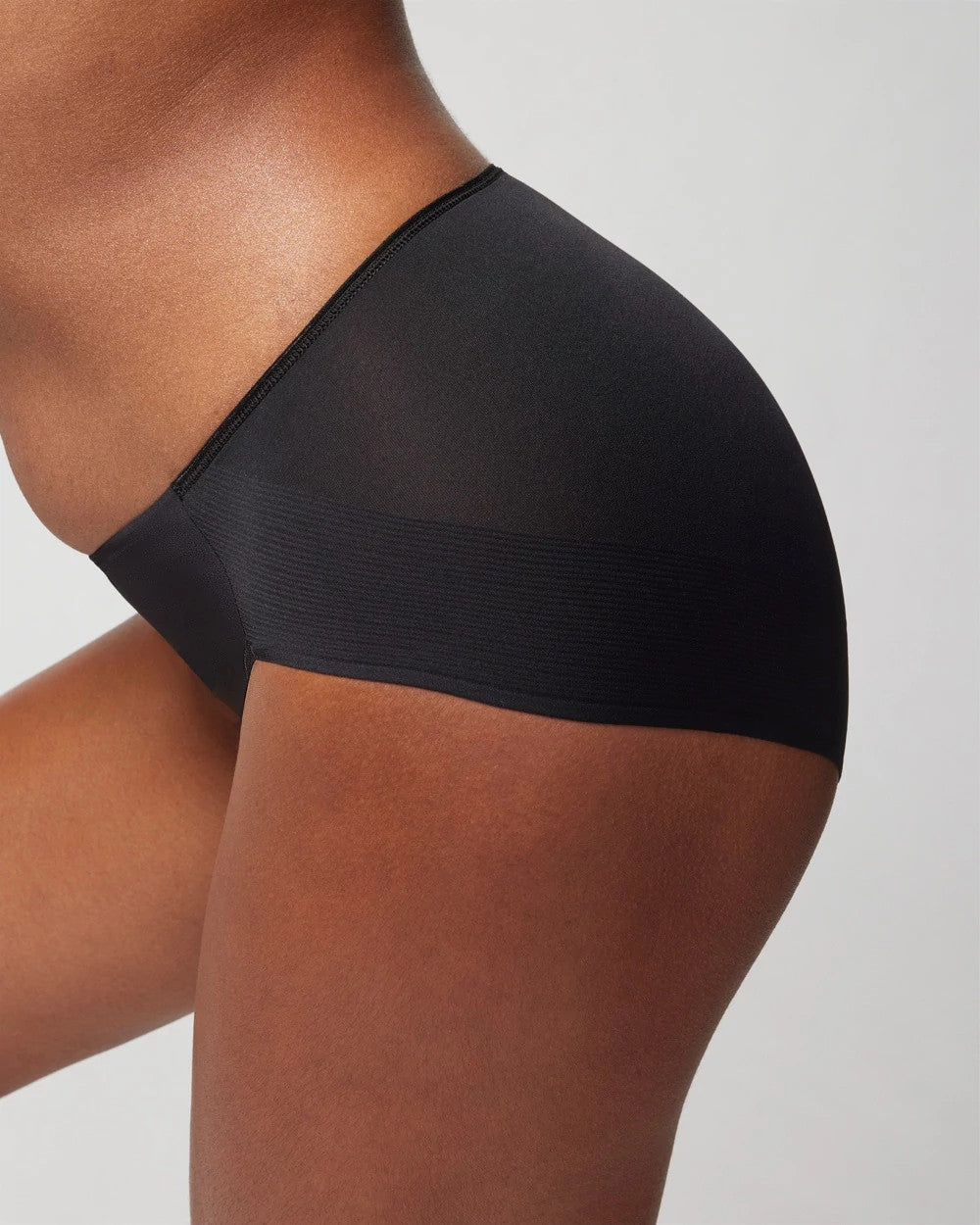 High-Leg Brief Panty - BLACK | Soma on sale