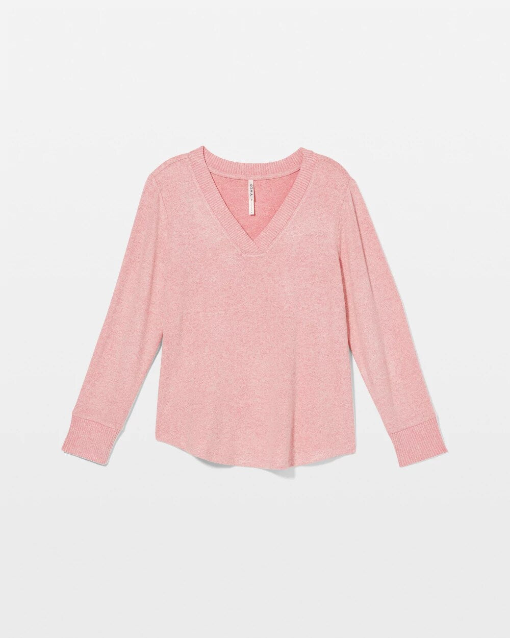 Long Sleeve Pajama Tee - CAMEO PINK/DUSTY ROSE | Soma sale