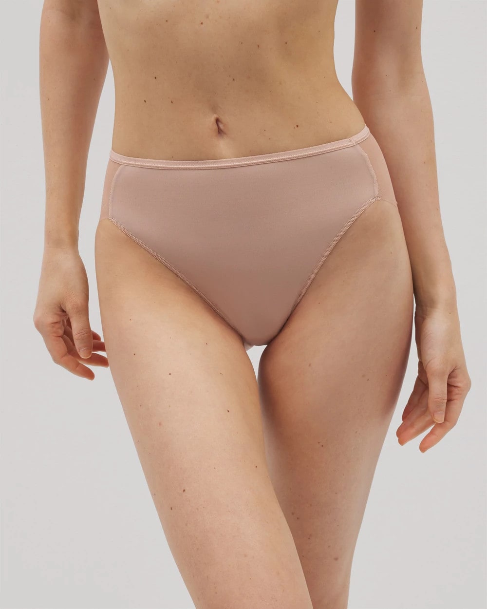 Mesh Back High-Leg Panty - HUSH | Soma sale