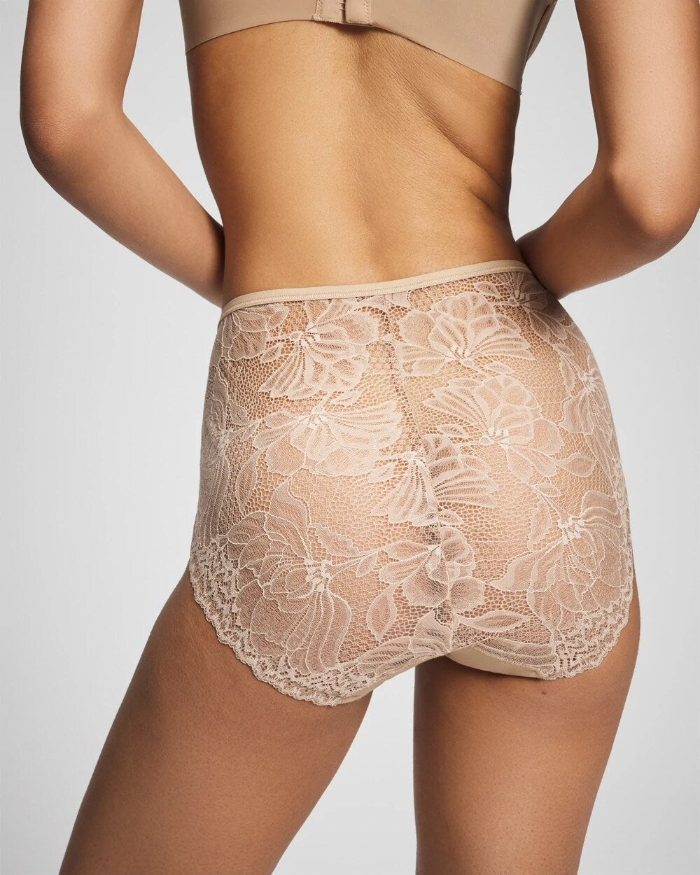 Lace Back High-Leg Panty - WARM AMBER | Soma discount