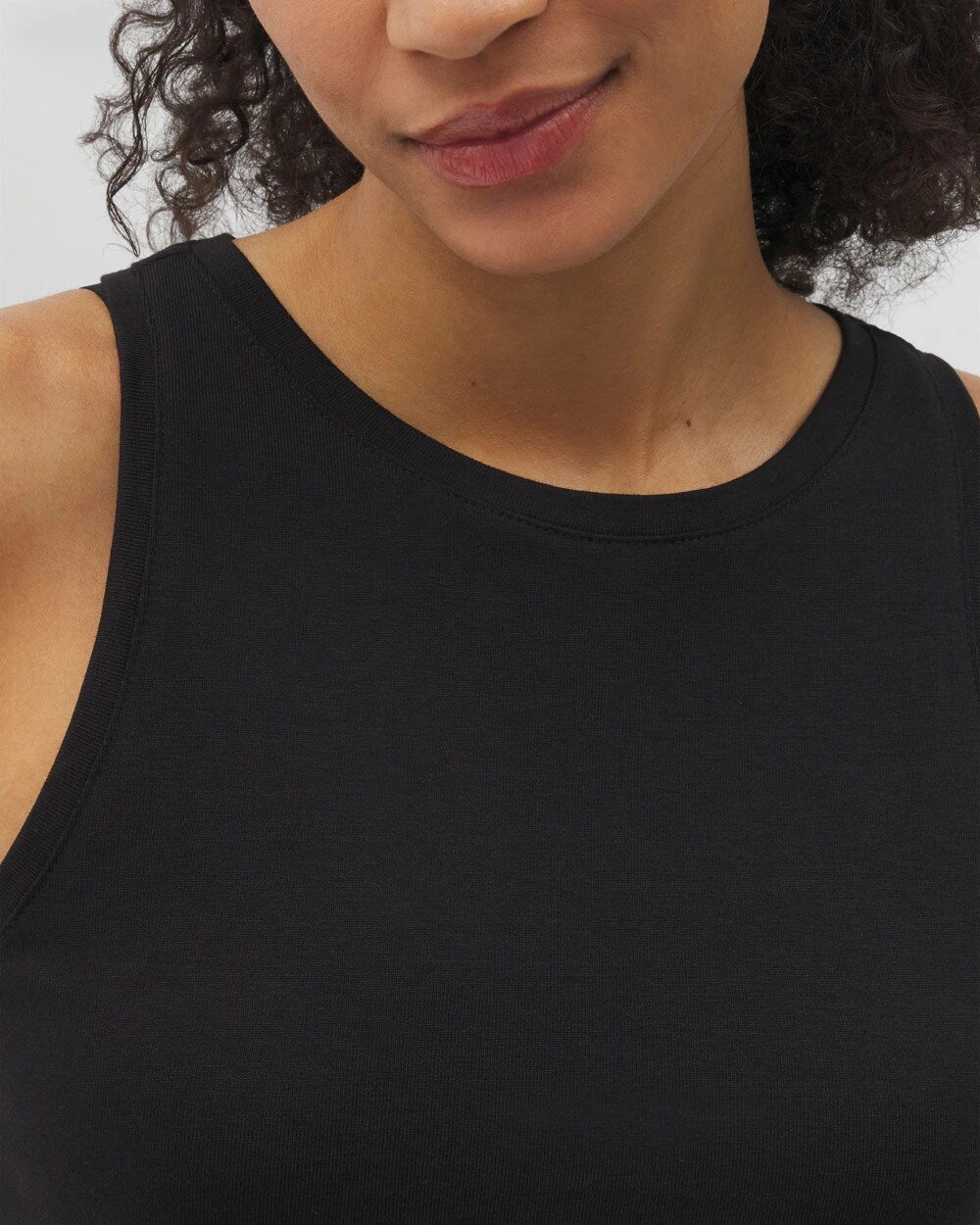 Ruched Pajama Tank - BLACK | Soma sale