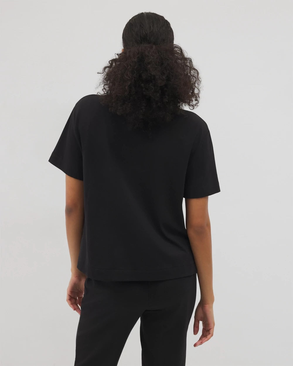 Short-Sleeve Pocket Pajama Tee - BLACK | Soma on sale